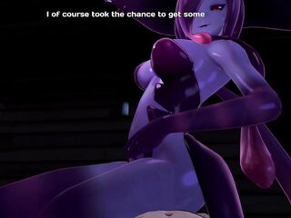 Halloween night with Slime-Angel - Eris (CG Manga, 4K, 60FPS, Uncensored)