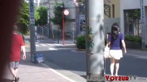 Japanese Babes' Piss Play in Public