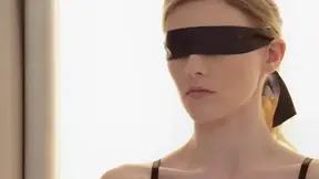 Blonde bombshell rides and sucks cock in a hot FFM threesome