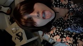 Sissy Emma S self facial