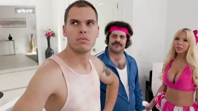 Russian Hunk Smashes Trans Babe Brittney Kade in Wild Anal Romp