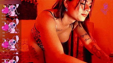 TS Angelique Monroe - Webcam show from February 25, 2024
