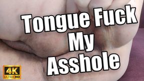 KingMarti: Tounge Fuck My Asshole 4k UHD