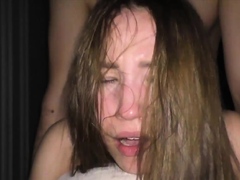 Extreme harsh hump with shrieking ejaculations from