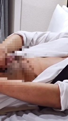 Asian Muscle Hunk Stocky Daddy Stroking in Suits Live on Stripchat