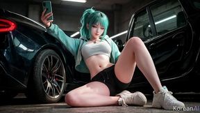 i left bright finger marks on this horny asian s fragile thighs while my huge cock slammed into her balls deep [ai]
