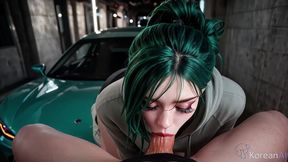 i left bright finger marks on this horny asian s fragile thighs while my huge cock slammed into her balls deep [ai]