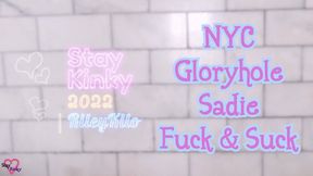 NYC Gloryhole Sadie Suck & Fuck