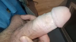 'Fapping to towering cum-filled sheaths on a whiter-than-white cum-filled cock&#x1F346;'