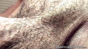 ”Meaty Latino Gabe worshipping his unshaved armpits & hard penis”