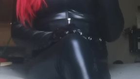 Smoking having fun i my catsuit and lots of sun part 2