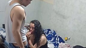 Step-Mom's Wild Blowjob Bash after Her Birthday Party Shenanigans