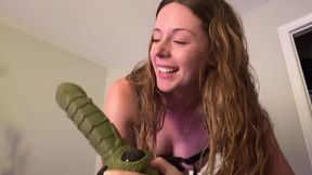 Reading Erotica While Being Fucked by a Monster Cock!