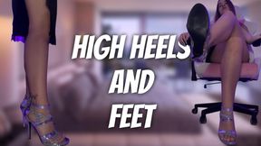 High heels and feet worship