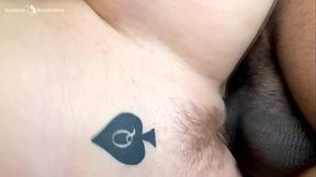 Black Cock Queen Harmoni Kalifornia fucks Boswell Black'_s 12 inch cock!