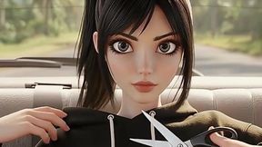 WET DREAM SQUIRT with Lucy : Lucy gets stripped in her wild horny wet dream fantasy