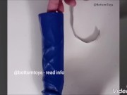 DILDO TEST : Brady Blue dildo Small (Bottomtoys)