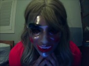 Killer Jane Pt7! Female masked Jane puts her female rubber glove hands on!