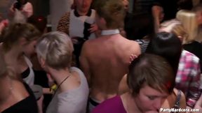 Party Strippers Fuck Gloryhole Cocks