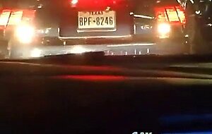 Big-Cocked Man Strokes in Car While Watching Porn