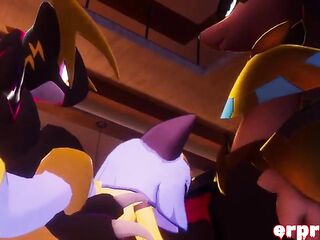 VRChat Anubis & Orserk Tag-Team Sekhmet Palworld