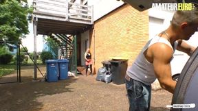 HausfrauFicken - Blonde German Granny Hardcore Cheating Sex With Young Stud - AMATEUREURO