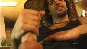 Sexy woman with black stockings screwed by two guys who love hairy pussy