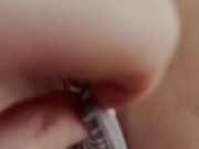 Pussy Rubbing ORGASM, CUM and SQUIRT in Panties