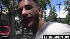 LecheLatinos.com - Bearded Latino's POV raw fuck session with a horny top