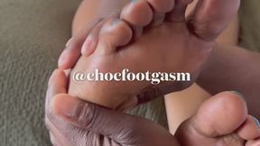 Foot session turned tickle session