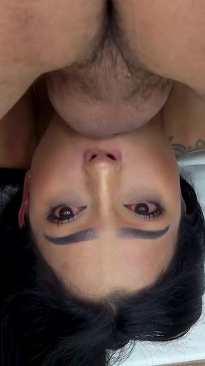 Stunning moment from &quot;Big Tits Latina Bikini Babe Sloppy Face Fucked By Massive Cock Tourist&quot;