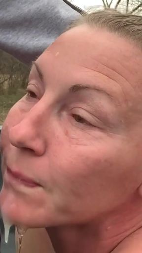 18yo kept Spewing piss &amp; cum on PE Teacher mouth full   Clip 1