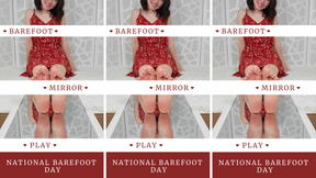 Barefoot Mirror Play