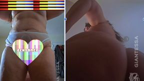 Real life Giantess smothers you with a nice windy SURPRISE