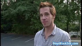 Muscular Blacg Gay Dude Fuck White Twink With His BBC 21