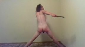 Paddle Strikes to Each of My Transgirl Asscheeks &amp; Own Buttcrack