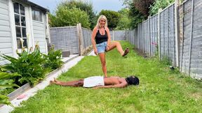 Muddy Feet Ball Busting