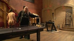 Huge sex toys in pussy humiliating