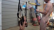 Sex Swing Practice In The Gym | Cumwalk Home
