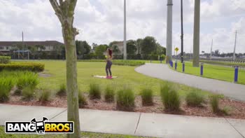 Derrick Ferrari's Redhead Rampage on Bang Bus with Brooke Beretta