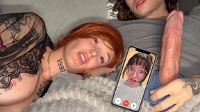 StepMom FaceTimes StepAunt Before Confronting Masturbating StepSon