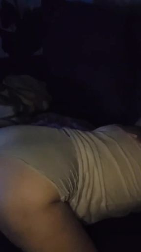 Powerful moment from &quot;naughty milf shares the couch with young! young man came to spend the weekend at her house, and she&quot;
