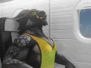 Dragon Grows Huge Muscle Animation