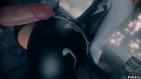 BWs Give Him Massive Hidden BlowJobs in Naughty Anime Game