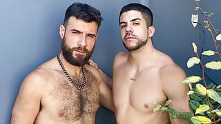 Sexy And Sensual Latinos Rodrigo El Santo &amp; Fer Froma Enjoy Outdoors Afternoon Fuck - Dick Rides