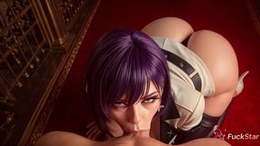 i broke the will of this cruel sadist esdeath in her white uniform, tied her up and made her beg for mercy while roughly wrecking her wet slit [ai]