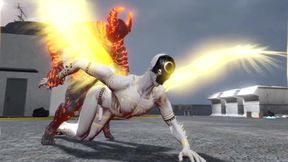 Angel's Hunt dirty gay 3D monster fucking twink