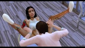 Kehlani banged by older white cock