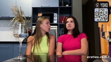 Hot Ash blonde And Brown haired Lesbo Lick Pussy