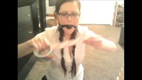 Snooping Girl Gagged With Stepsister&rsquo_s Kinky Toys! (Episode 1 of 2)